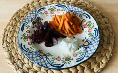 Ofengemüse: Rote Bete und Karotte
